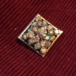 Vintage Aurora Borealis Cluster Pin